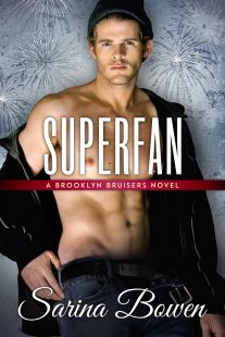 COVER REVEAL + GIVEAWAY: Superfan (Brooklyn Bruisers #6) by Sarina Bowen