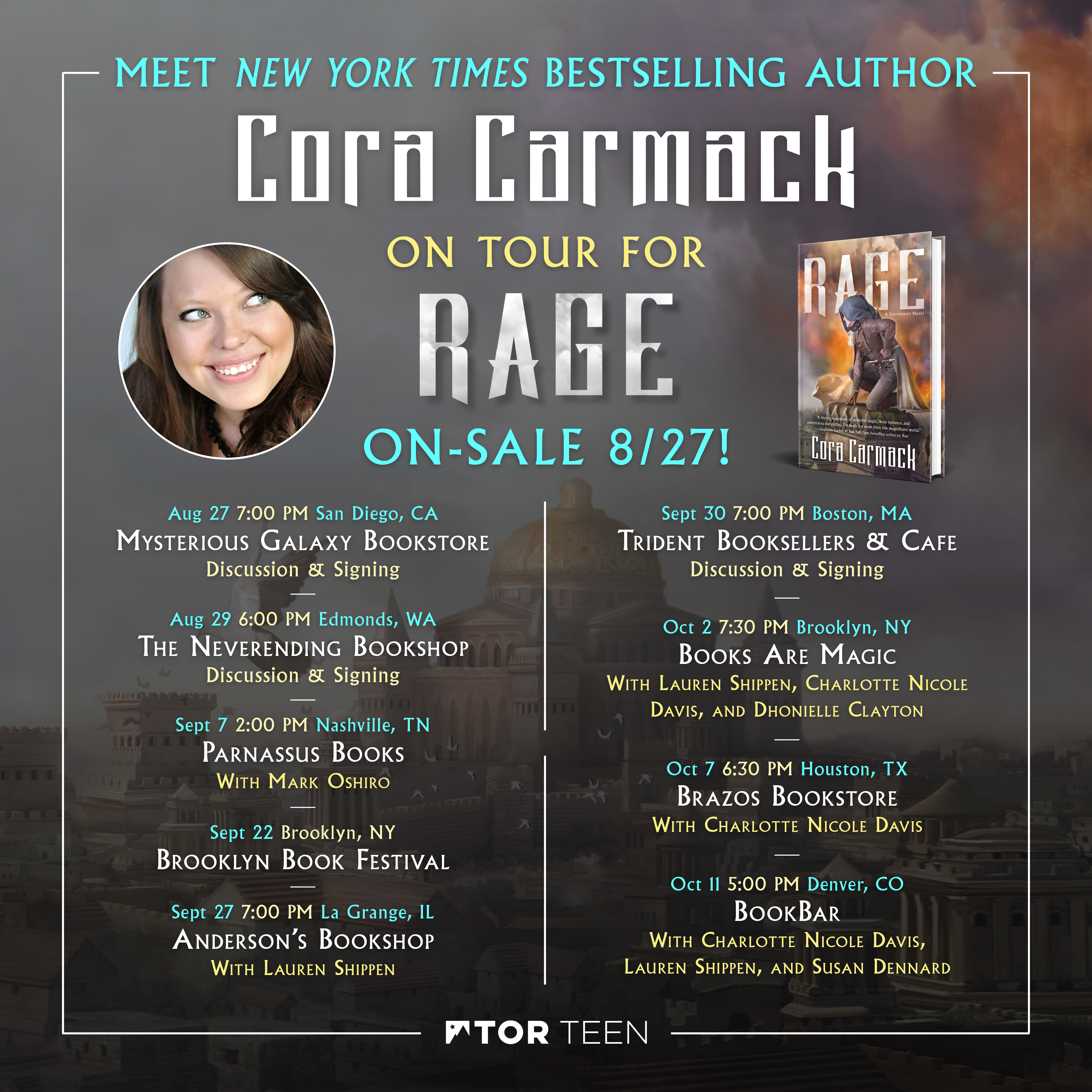 Cora Carmack / The Stormheart Series