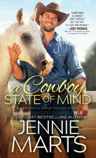 BOOK REVIEW: A Cowboy State of Mind (Creedence Horse Rescue #1) by Jennie Marts