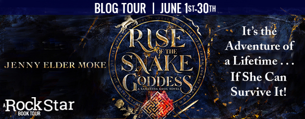 REVIEW & GIVEAWAY: Rise of the Snake Goddess (Samantha Knox #2) by Jenny Elder Moke