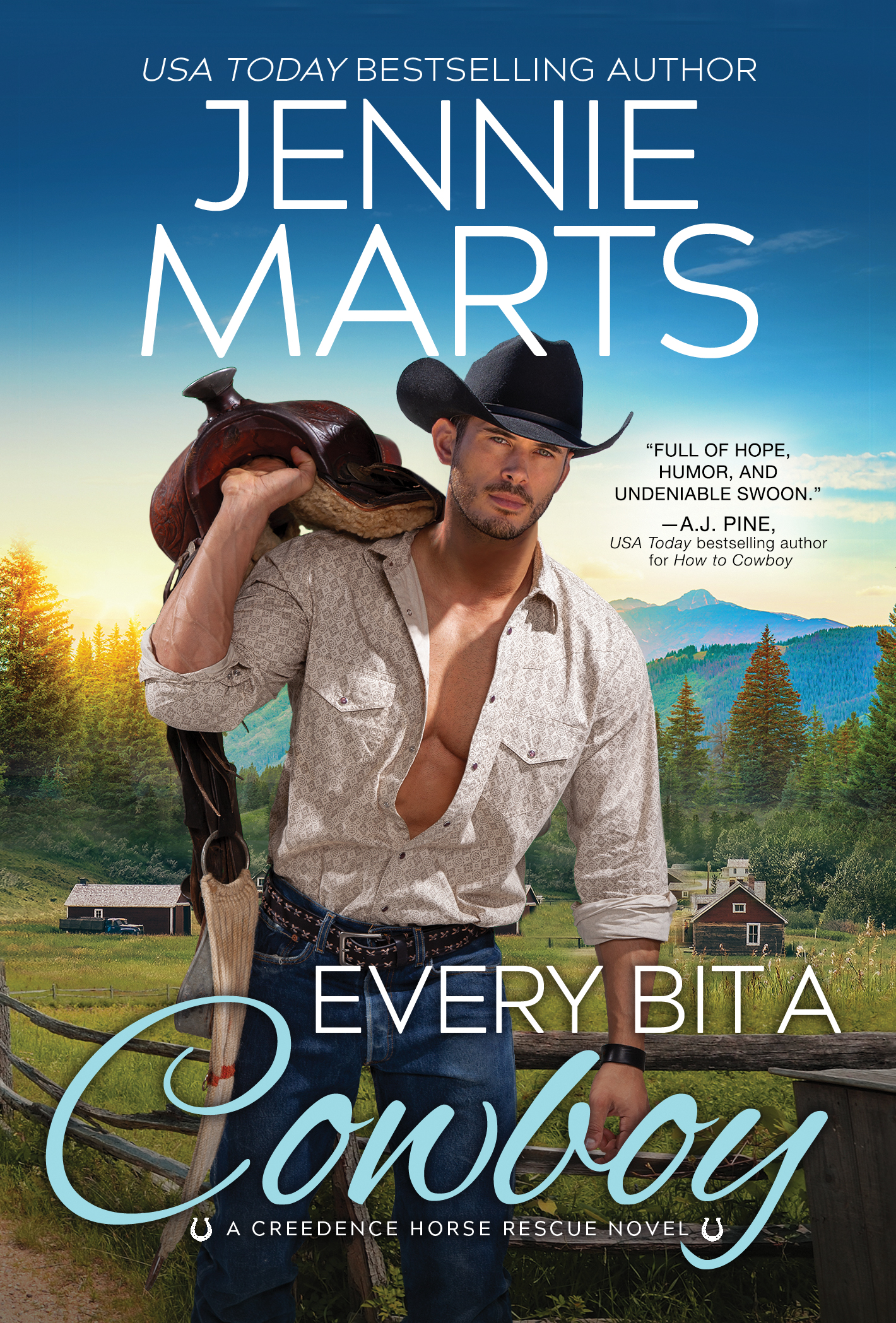 Every Bit a Cowboy by Jennie Marts